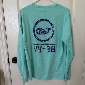 Vineyard Vines Mint Green Cotton Tee